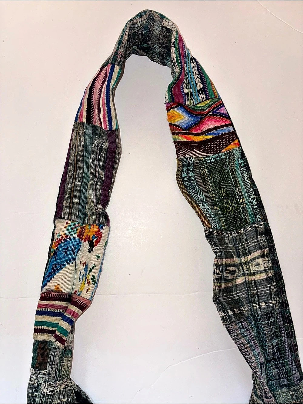 Multicolor Patchwork Bohemian Style Bag - Picture 14 of 16